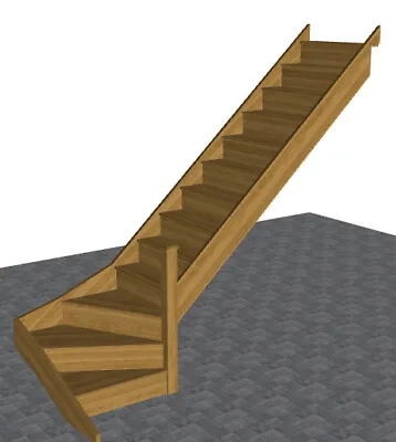 £2749 • Buy Oak Staircase > 3 Kite Winder Stair - * SPECIAL OFFER * Limited Time